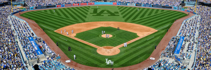 Los Angeles Dodgers vs. New York Mets at Dodger Stadium