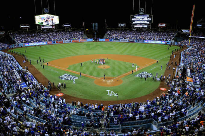 Los Angeles Dodgers vs. New York Mets at Dodger Stadium