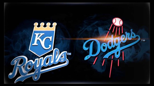 Kansas City Royals vs. Los Angeles Dodgers at Dodger Stadium