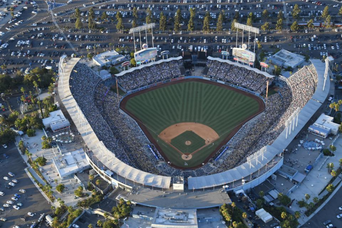 Los Angeles Dodgers vs. Detroit Tigers at Dodger Stadium