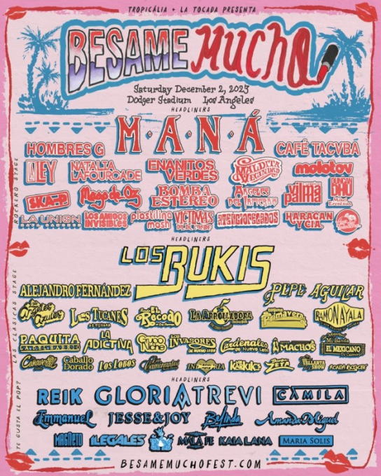 Besame Mucho Festival: Mana, Los Bukis, Hombres G & Alejandro Fernandez